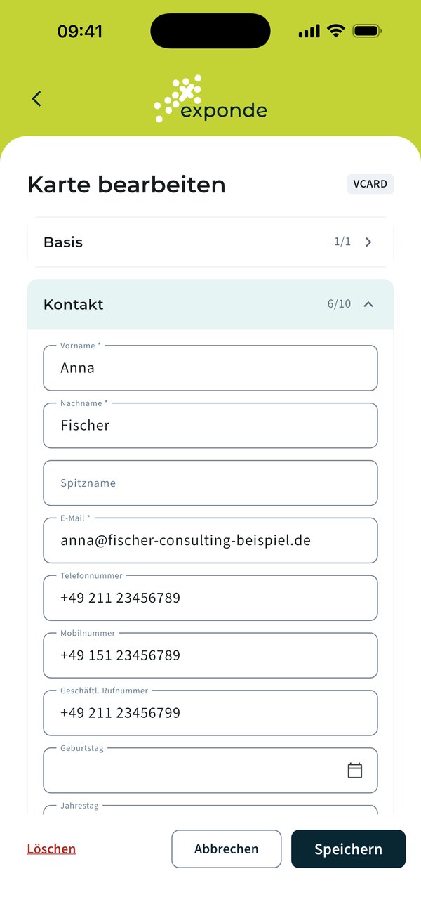 Editor Kontakt