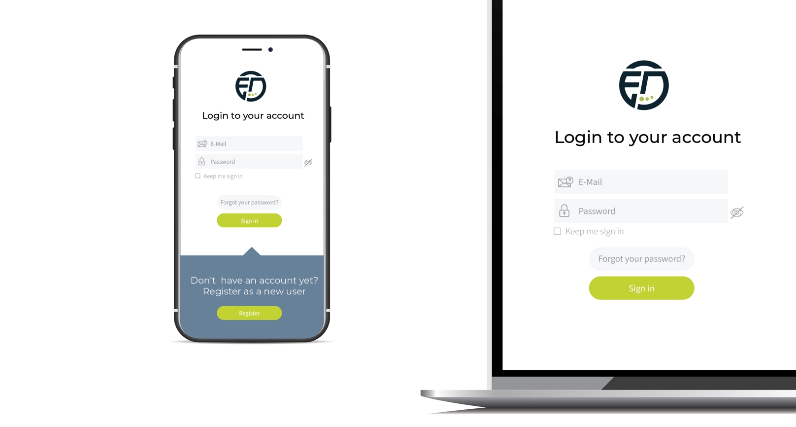 exponde App und Web-Portal